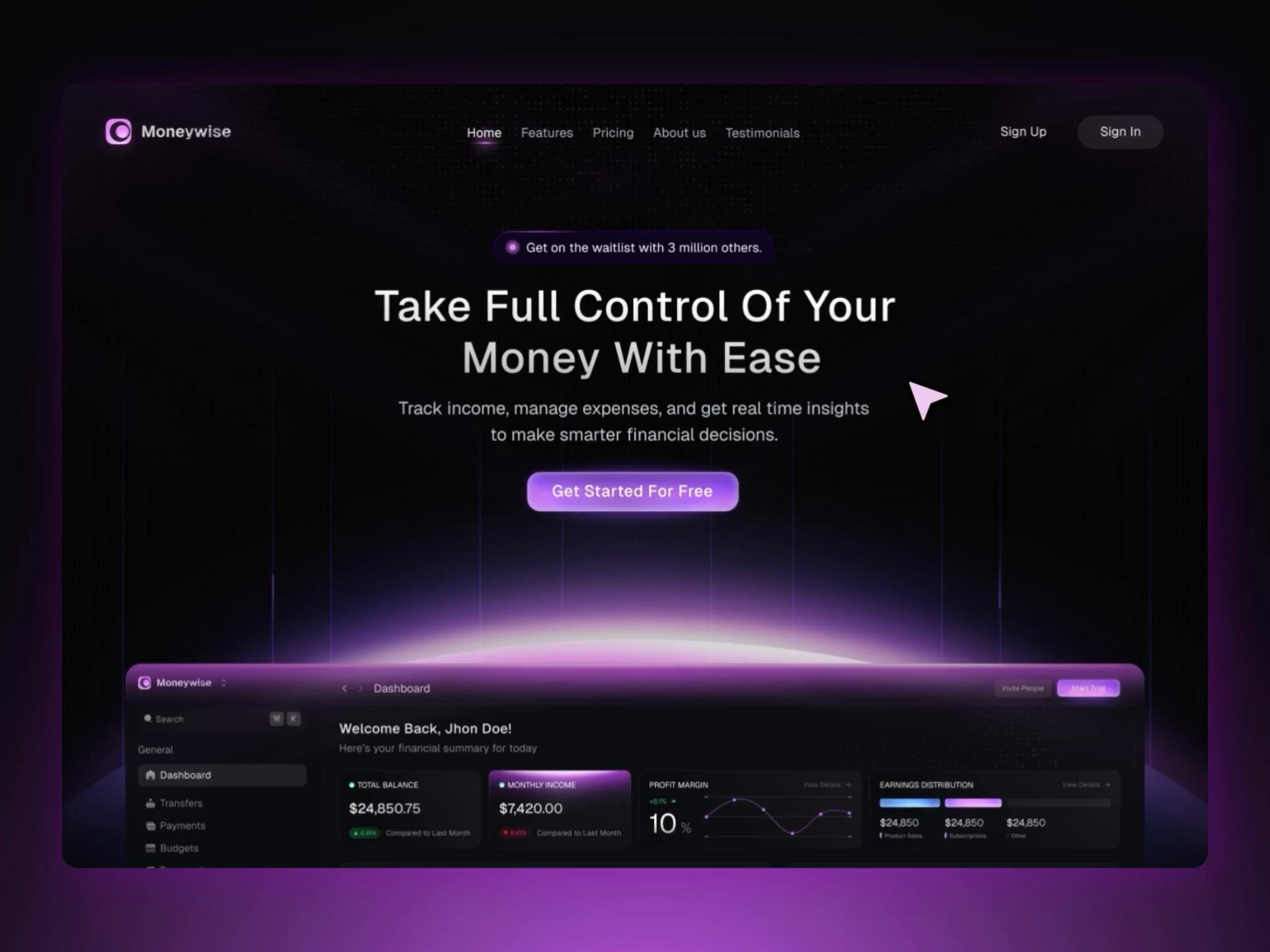 Example of Website Design