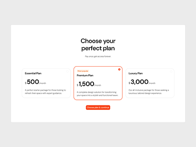 Pricing Section · Koala UI app clean desktop graphic design interface minimal mobile pricing pricing plan saas ui ui design ux ux design uxui websites