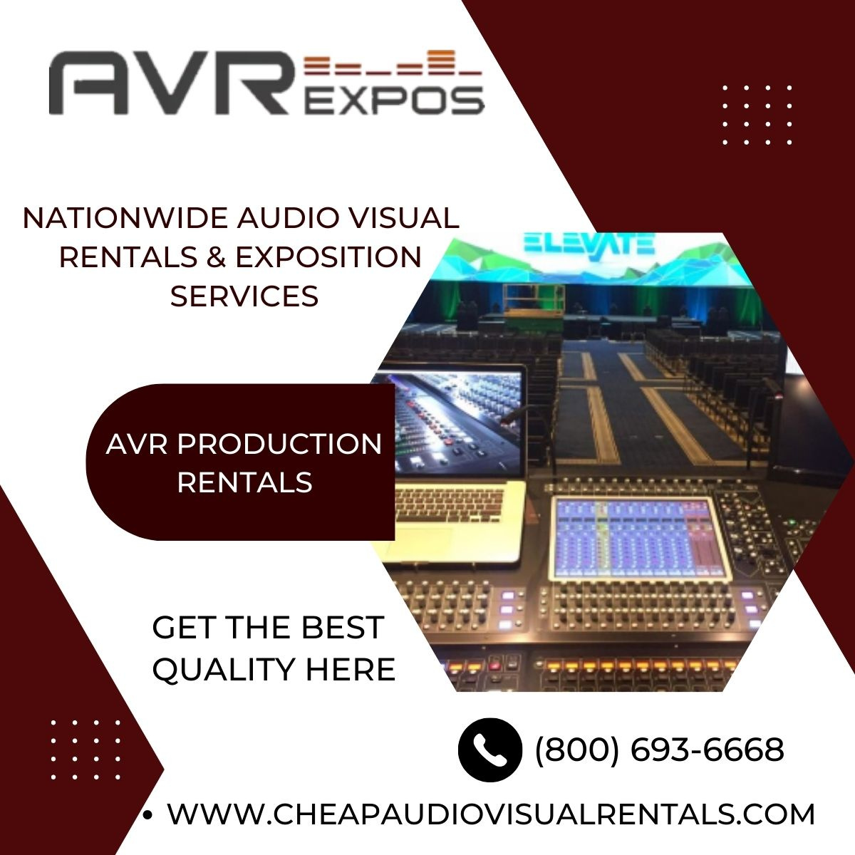 Cheap Audio Visual Rentals by mike on Dribbble