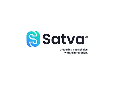 Satva - S logo, S letter, Modern logo, UI, AI, Tech abstract logo ai app brand identity branding design graphic design illustration logo logo design modern logo s letter s logo satva tech ui vector