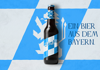 Zunftig | Beer packaging, Logo, Identity bavaria bayern beer bottle brand design branding brewery classic crest design flat graphic design heraldry illustration logo packaging retro vector