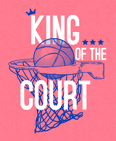 COURT KING art artwork basketball design branding design graphic graphic art graphic design graphicart illustration logo