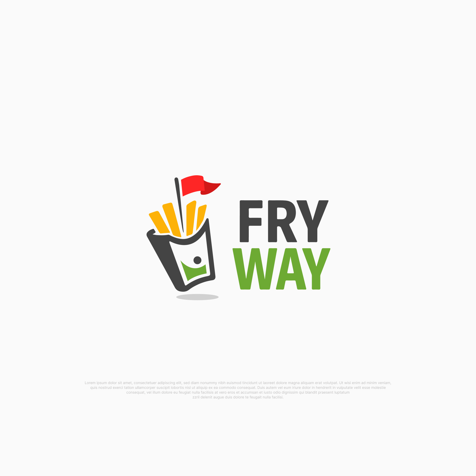 FRYWAY Logo branding design graphic design illustration logo typography vector