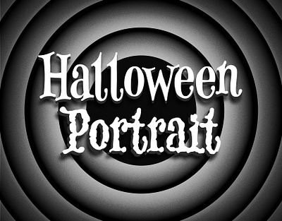 HALLOWEEN PORTRAIT adobe character design draw halloween illustration illustrator monsters palette photoshop portrait vintage