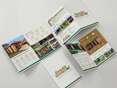 Brochure Design – Summer Houses 4U branding brochure brochure design canva catalogue design document ebook flyer design graphic design logo pdf