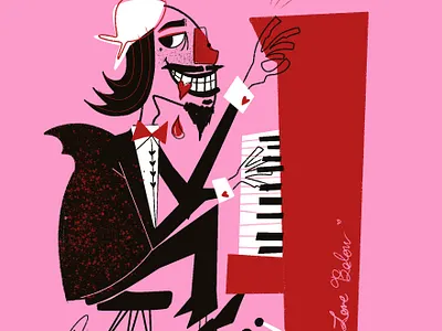 Dracula’s Wedding OutKast Ilustration art colors graphic design halloween ilustration music outkast procrate