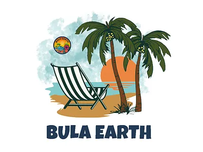 BULA EARTH Tropical Beach T-Shirt animation beach merch beach t shirt beach tee graphic design island t shirt merch merch design summer beach t shirt design surfing beach t shirt surfing t shirt t shirt beach t shirt design ideas t shirt design service t shirt designing t shirt illustration tropical t shirt tshirt tshirt designer typography t shirt deisgn