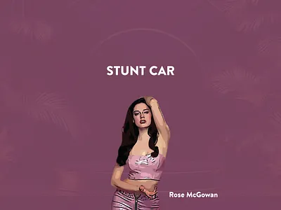 Stunt Car Rose McGowan