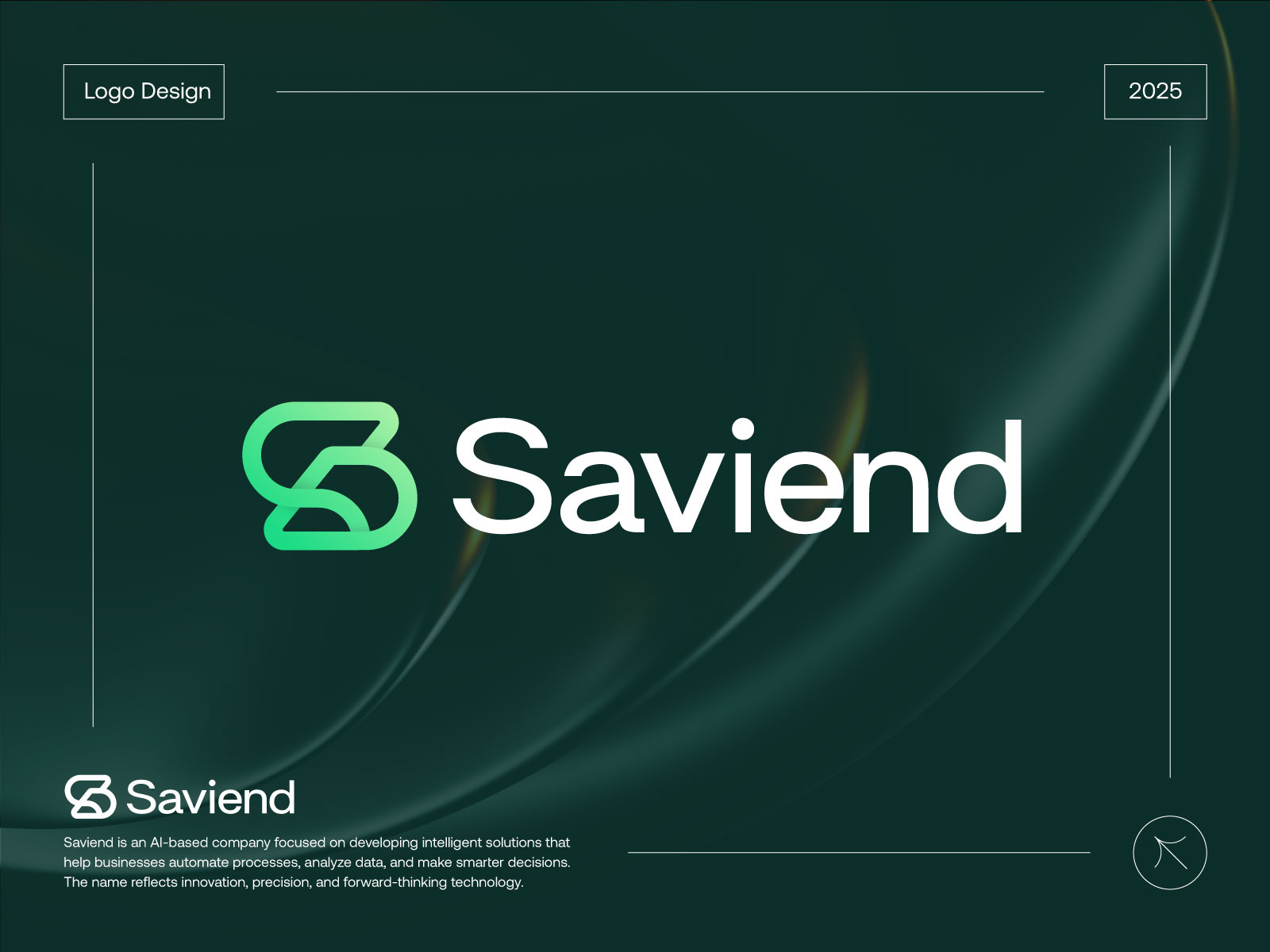 Saviend Logo Design brand identity brand identity design branding d logo design icon identity logo logo creation logo design logo designer logo maker logodesign logos s logo typography vector visual identity