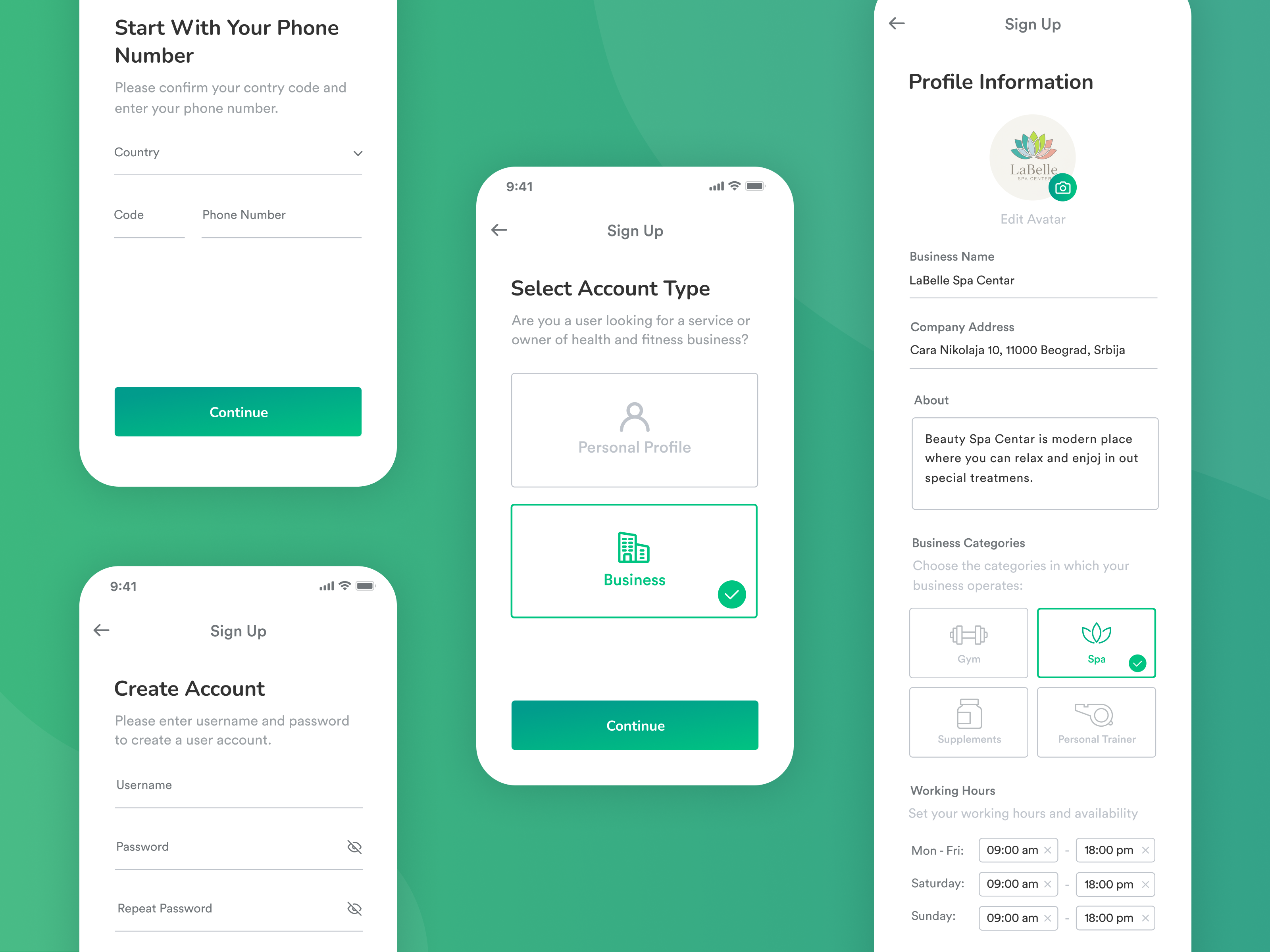 Example of Mobile App Design & Development