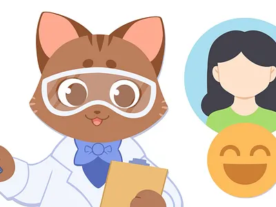 Cat Explainer Video Scenes animation cute explainer video flat graphic design illustration motion graphics vector