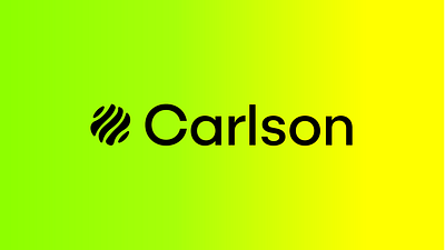 Carlson Bank logo abstractshape banking branddesign branding circle digitalbank fintech gradient logo modernlogo typography