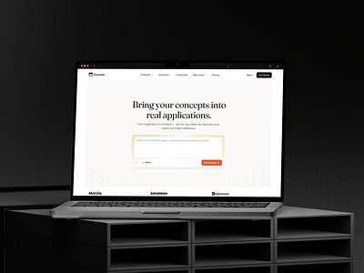 Dynastic Hero - Landingpage Exploration app clean design landingpage minimal ui