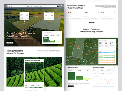 KairoFarm - Smart Farming Platform agriculture biology chart clean company design energy farmer farming farmingsolutions farmtech futureoffarming plantanalytics platform renewable smart smartagriculture technology ui website