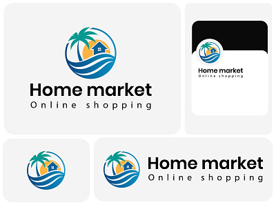 home market logo desig branding graphic design log0 mark logo modern logo