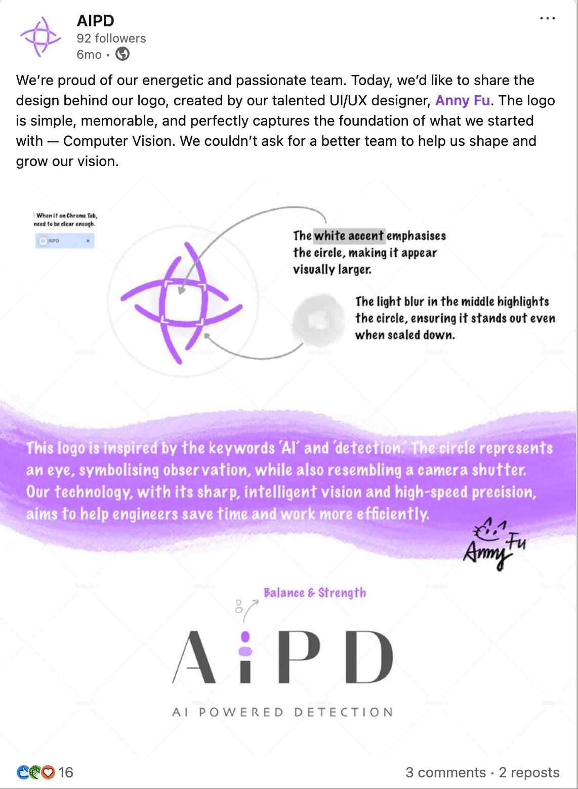 LOGO Design for AIPD Pty Ltd by AnnyFu on Dribbble, image size:1142x1558