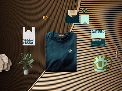 DAILYDRIP - Coffee Shop Branding brand brand design brand identity brand visual branding cafe co working space co working space brand coffee coffee logo coffee shop coffee shop brand coffee shop branding coffeeshop logo food and baverages logo logo design visual identity workspace workspace brand