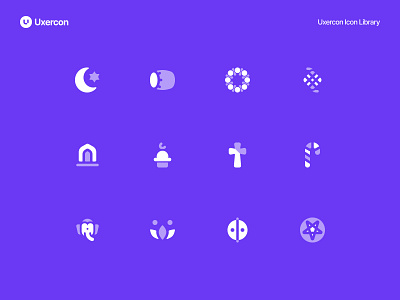 Religion - Uxercon Icon Library animation belief culture design faith figma god icon icon design logo prayer religion religion icon religious spiritual ui uiux ux uxercon worship