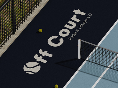 Off Court: Padel and Lifestyle Company branding design graphic design illustration logo luxury padel sport tennis ui ux