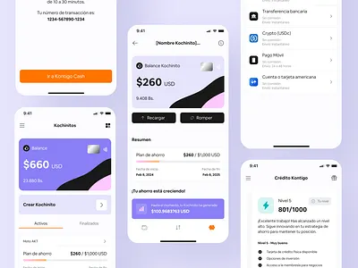 Kontigo App creditcarddesign cryptobanking design financeapp fintechapp fintechdesign fintechexperience interaction design intuitive design mobile design mobileappdesign navigation design productdesign savingsapp ui usdc user experience (ux) userbehavior uxcasestudy uxiteration