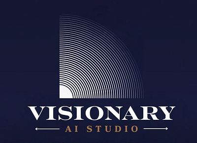 Visionary AI Studio — Viral Content Generation in 30 Seconds ai app branding contenttools design graphic design illustration logo typography ui ux vector