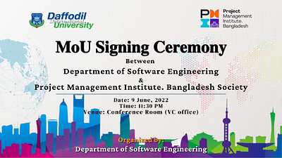 SWE & PMI Mou banner - Adobe branding design graphic design illustration