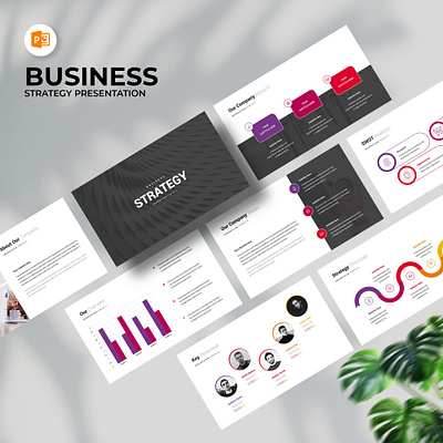 Business Strategy PowerPoint Presentation Template agency animation architecture branding business business plan creative design graphic design illustration infographic logo motion graphics pitchdeck powerpoint presentation proposal slide strategy ui