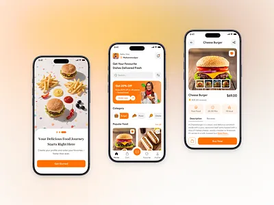 Restaurants and food delivery mobile app appdesign cleanui dribbbleshot ecommercedesign food app foodappui fooddeliveryapp foodorderingapp mobileappdesig restaurantapp uidesign uxdesign