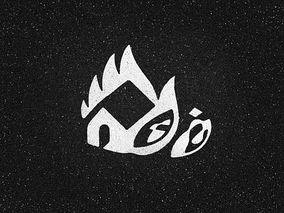 Two people aflame boat buddha burn fire flame giving hand house illustration logo logodesign logotype mark monk river sketch sutta symbol vessel