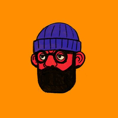 Headspace beard character hipster illustration illustrator people portrait portrait illustration procreate