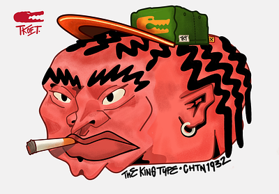 THE KING OF TYPE / ILLUSTRATION branding creative design graphic design illustratiom illustration illustration art director design logo ui vector