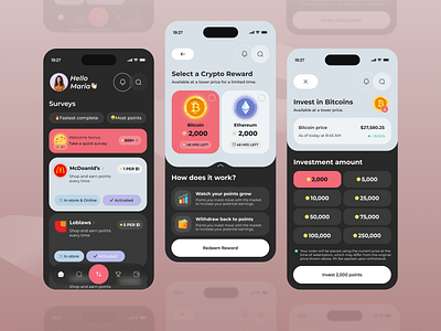 crypto currency mobile ui design app design binance bitcoin blockchain btc crypto crypto wallet cryptocurrency eth fintech ios mobile mobile app trade trading ui ux wallet