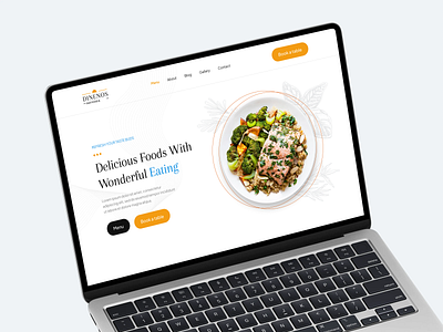 Restaurant Website Template ecommerce food delivery food landing page food website home page koushik restaurant homepage design restaurant landing page restaurant ui restaurant ui design restaurant website restaurant website design ui website western dishes