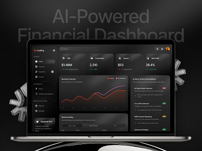 Cudling — AI-Powered Financial Dashboard | SaaS UI Design ai powered ai powered finance case study finance dashboard finance saas fintech landing page landing page design radiyal radiyal agency radiyal.com saas saas design saas landing page saas uiux ui design web design web ui design website design website ui