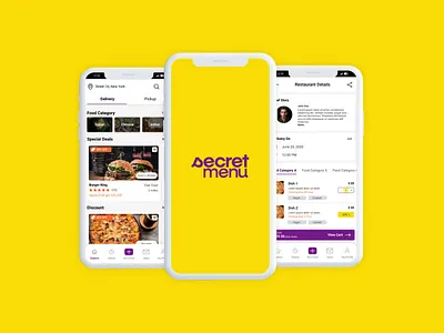 Secret Menu app design design ui ux