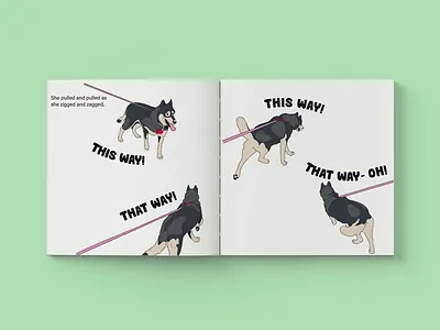This Way, That Way: Pet Friendly Children's Book book childrens book design graphic design illustration