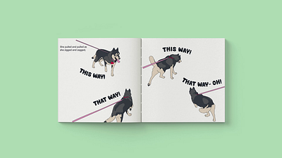 This Way, That Way: Pet Friendly Children's Book book childrens book design graphic design illustration