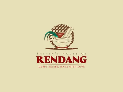 Rendang Logo | Restaurant Brand Logo branding design graphic design illustration indonesia logo logo design minimalist logo modern modern logo rendang restaurant logo simple logo ui ux vector