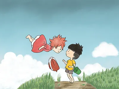 studio Ghibli Fan art collection animation character characterdesign childrensbookillustration comic design illustration