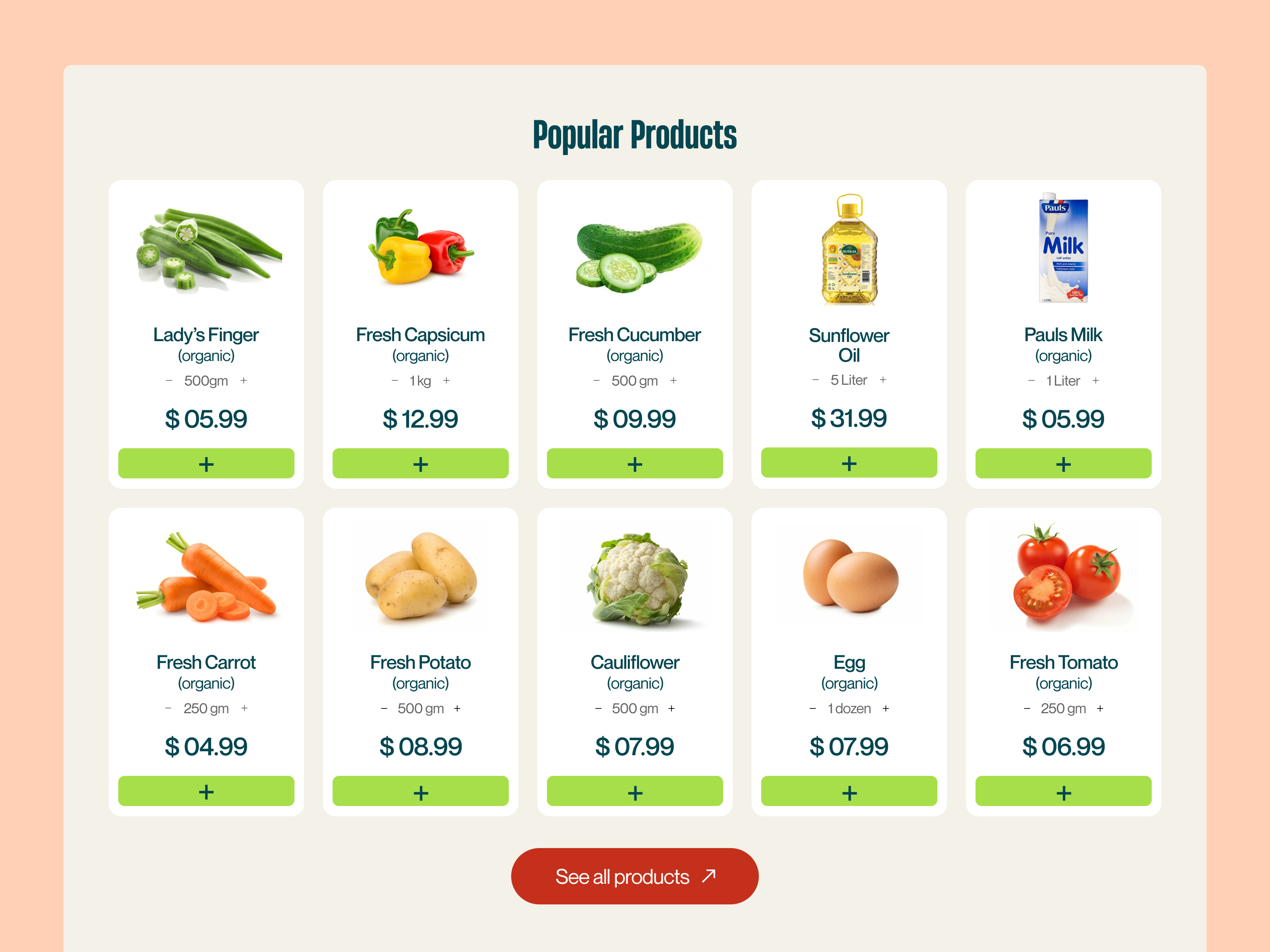 Grocery Website Product Category Page categories ecommerce grcery website design grocery grocery product grocery product category grocery product details page grocery product list grocery product listing grocery product page grocery product section grocery product ui grocery store grocery website grocery website product categroy modern product product categories product category ui design