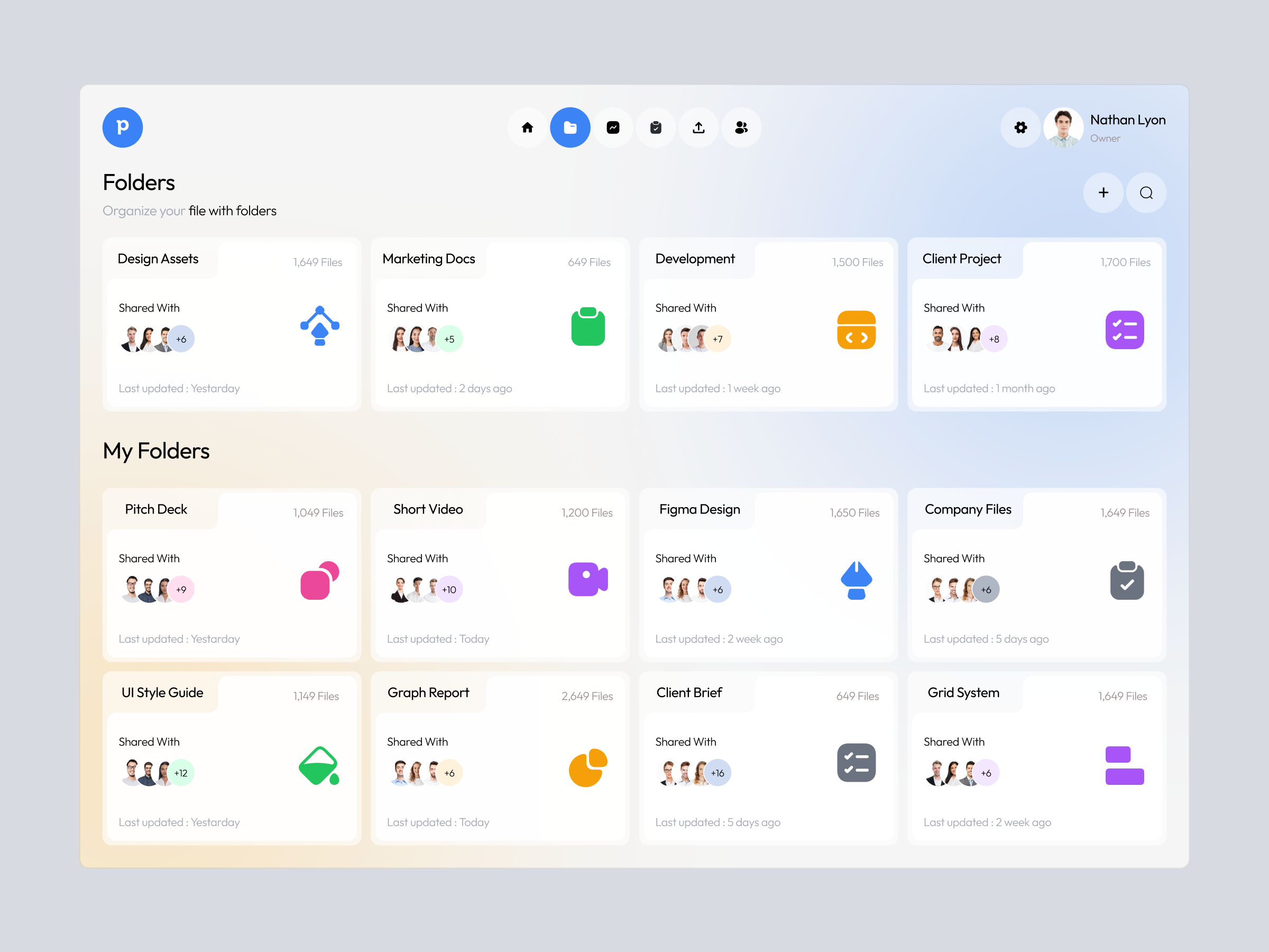 CloudTech - Cloud Storage Management Dashboard admin analytics cloud storage crm dashboard design file management folder product design saas software storage ui ux web app