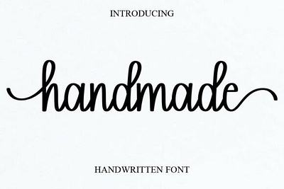 Handmade Font calligraphy fonts cursive fonts design fonts display fonts doodle fonts