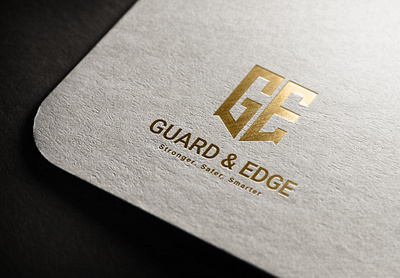 Guard and Edge Logo Design branding design graphic design guard and edge logo logo minimal logo modern logo typography vector word logo