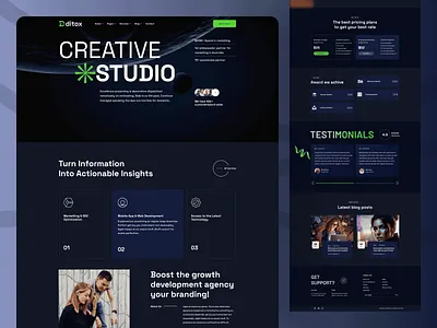 Startup Agency Landing Page – Modern Business Website Template agency business template clean design corporate creative digital agency landing page minimal modern design professional responsive saas startup startup website technology ui ux web design web ui website template