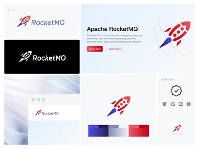 Alibaba Open Source Rroducts RocketMQ Brand branding logo