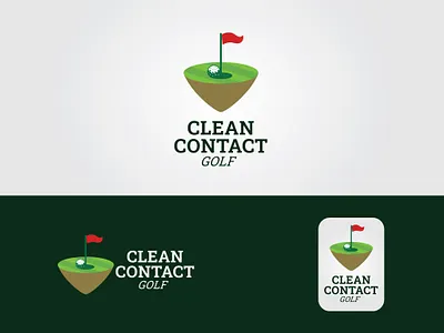 Clean Contact Golf - Logo Design brandidentity branding clean geometric golf golfball golfclub golfcourse golfflag golfing holeinone logo logodesign logomark minimal minimal logo minimalist professional sportlogo sports