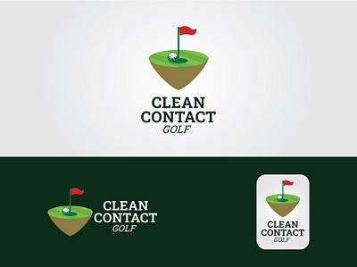 Clean Contact Golf - Logo Design brandidentity branding clean geometric golf golfball golfclub golfcourse golfflag golfing holeinone logo logodesign logomark minimal minimal logo minimalist professional sportlogo sports