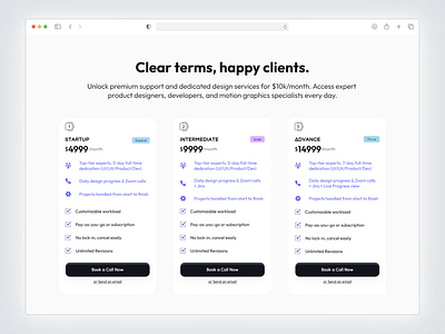 Minimal Pricing UI cards ui inner page landing page minimal pricing ui minimal web ui premium premium pricing pricing pricing cards pricing page pricing plan pricing plans pricing section pricing table pricing ui saas saas pricing subscription ui ui web design