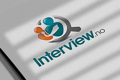 Interview.no logo design brand design branding clean corporate logo creative design graphic design internet interview logo logo design modern print professional