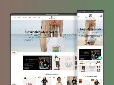 Eco Friendly Dad Hat | Shailesh Baldaniya bootstrap css design graphic design shopify website